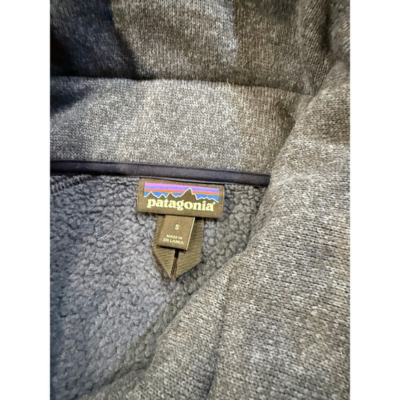 Patagonia Gray Fleece Lined Duffle Coat Jacket Women's Size Small - Picture 3 of 5